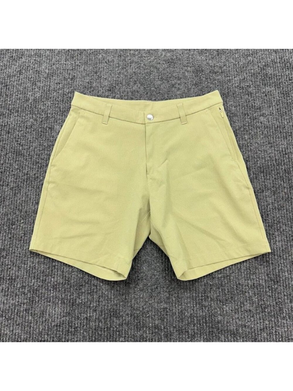 Lululemon Commission Shorts Classic 7" Dew Green Quick Dry M7ARWS Mens size 30